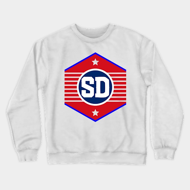 South Dakota Crewneck Sweatshirt by colorsplash